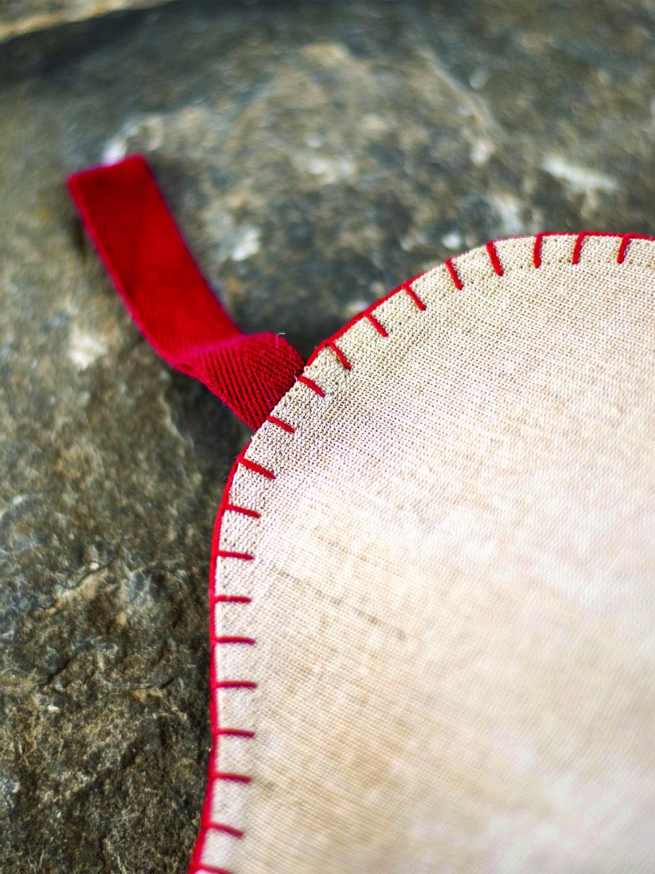 Personalised Jute Dog Bone Christmas Stocking