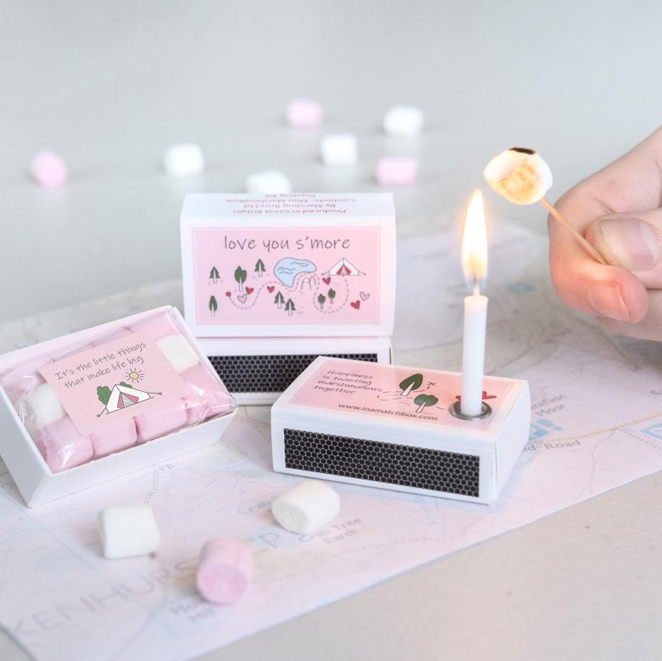 Love You S'more Mini Marshmallow Toasting Kit lifestyle
