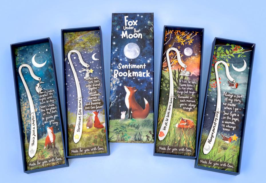 Fox Under The Moon Meaningful Stationery Collection