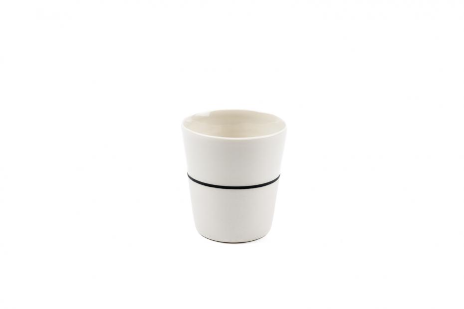 Small white beaker