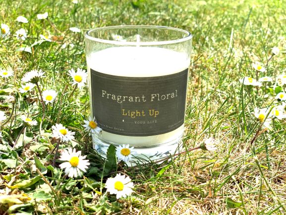Fragrant Floral Candle - Light Up Your Life