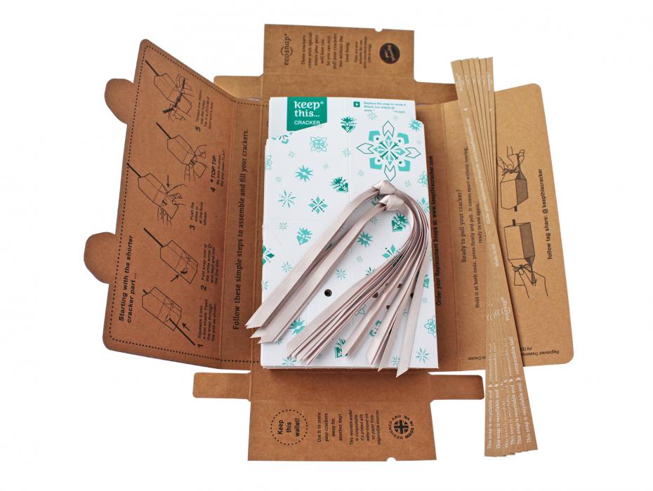 Keep This Cracker -  Reusable Card Wallet packaging