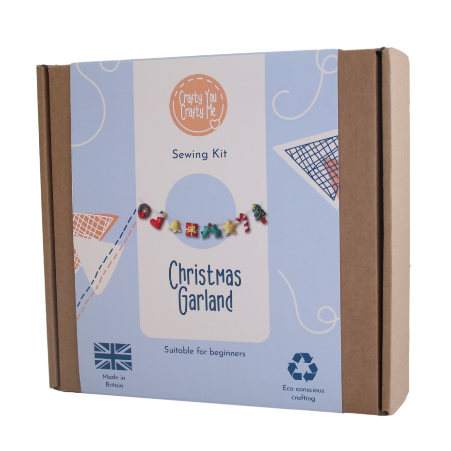 Holly Christmas Garland Kit Packaging