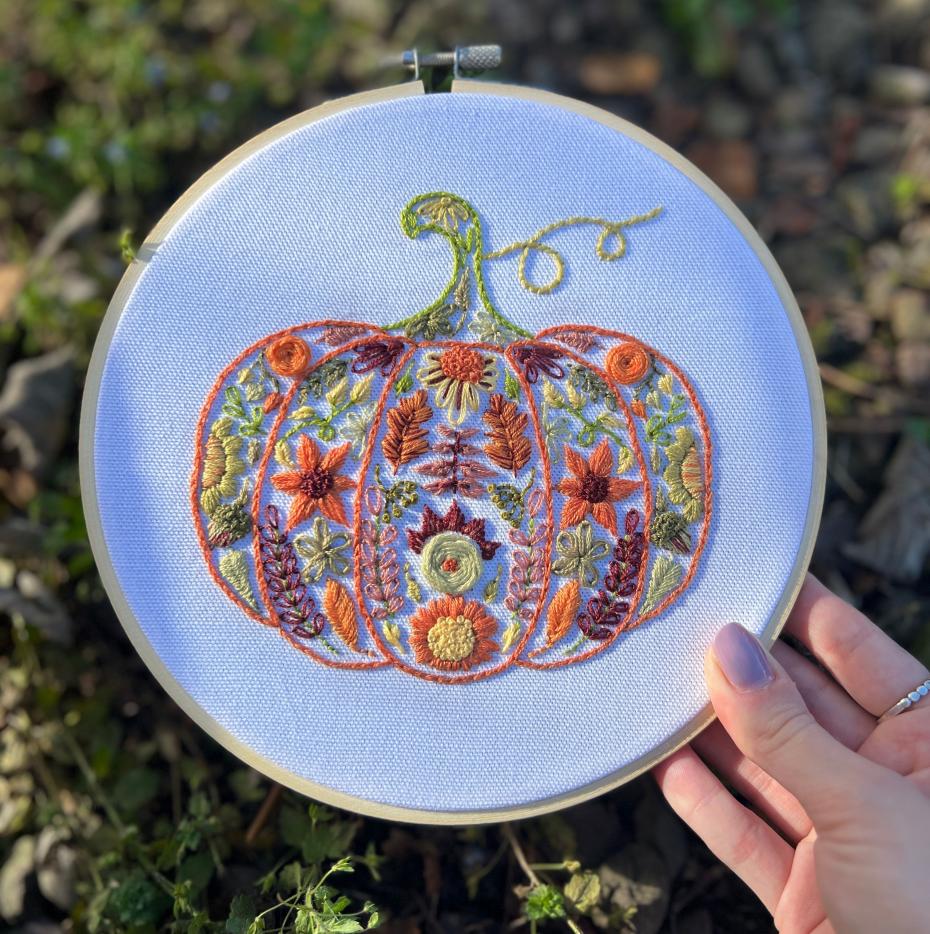 Pumpkin Sampler Embroidery Kit