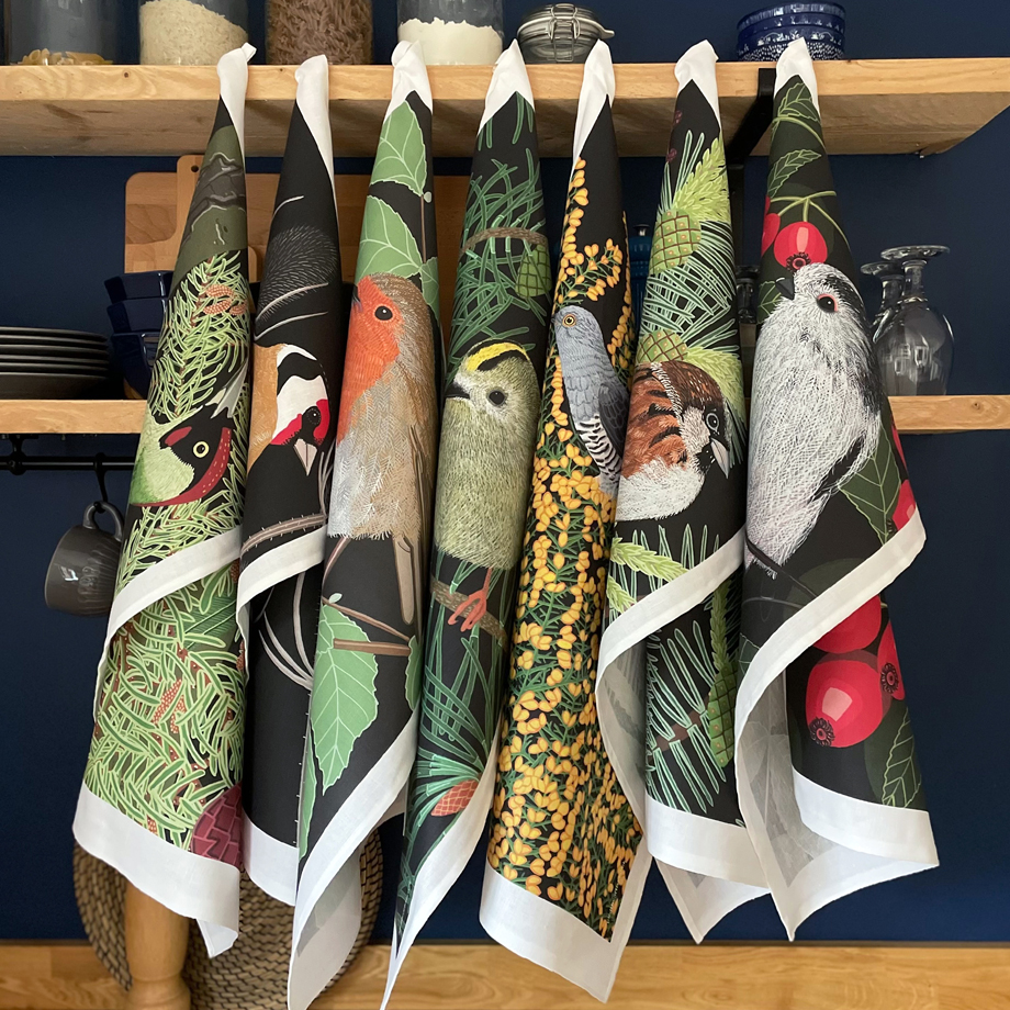 Garden Bird Tea Towels