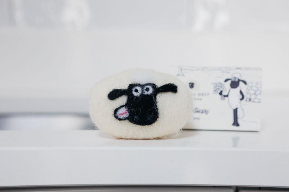 Shaun the Sheep Felted Soap