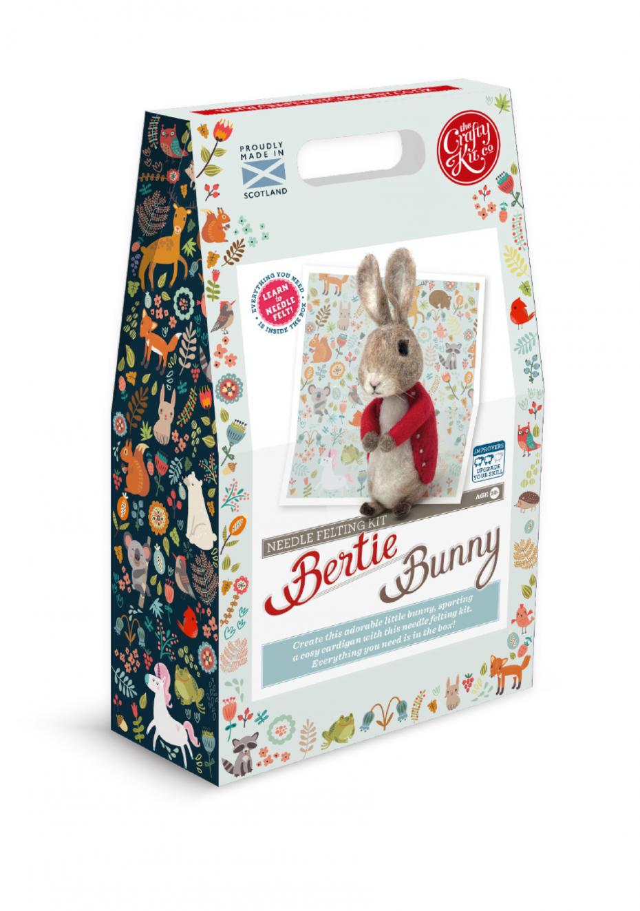 Bertie Bunny Needle Felting Kit