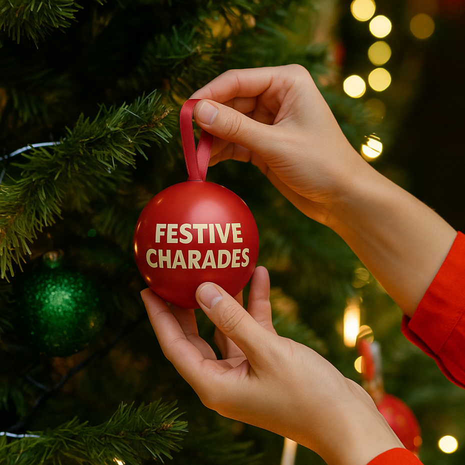 Pikkii Festive Charades in a Bauble
