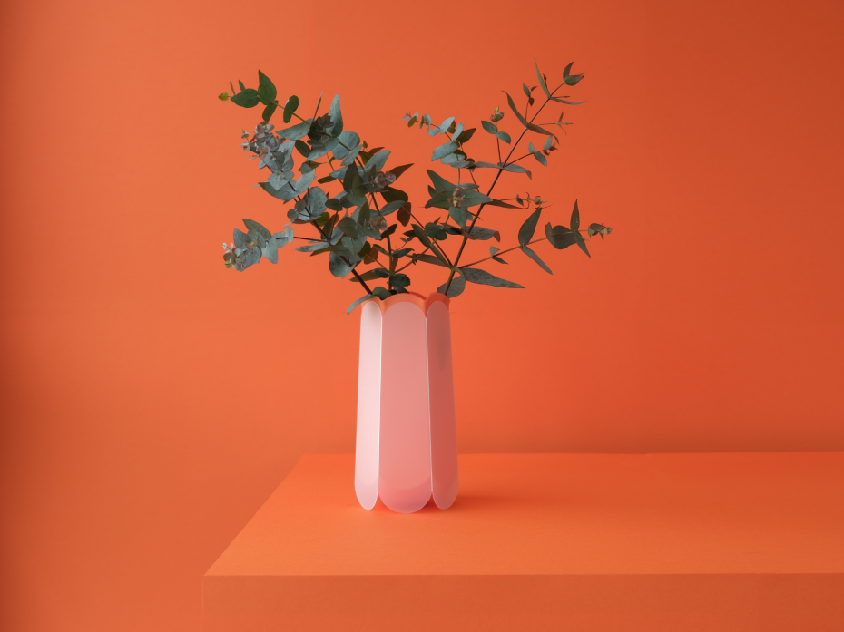 POTR Letterbox Vase - Melon (full bouquet)