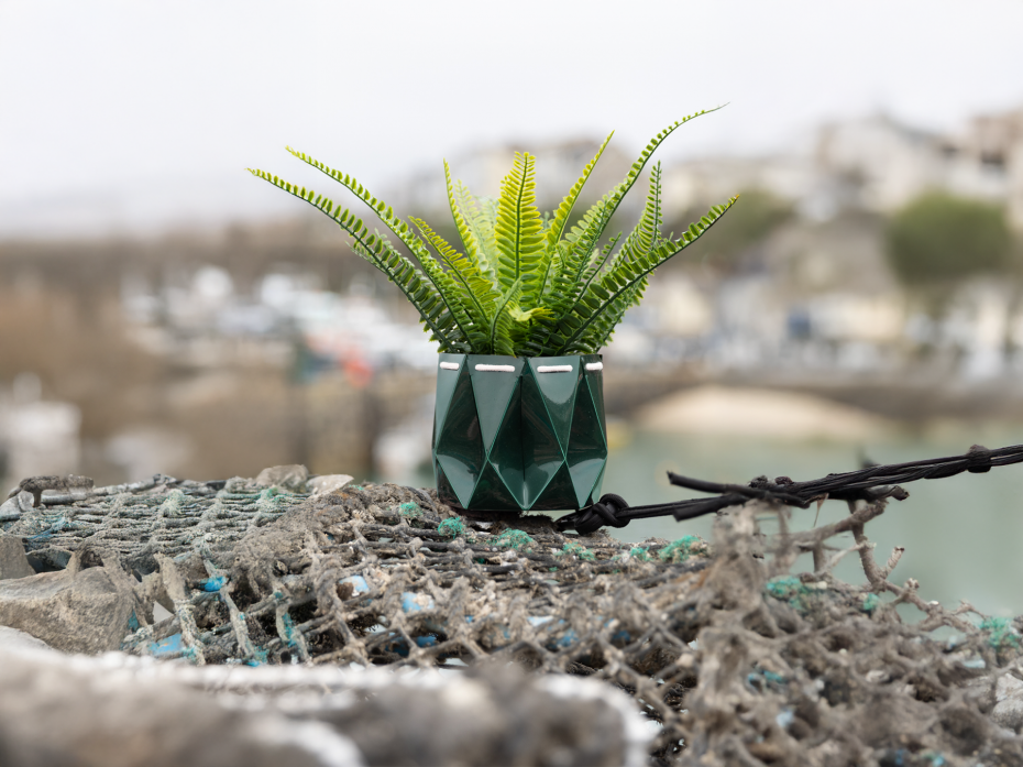 11cm Ocean POTR Pot - Looe Harbour, Cornwall