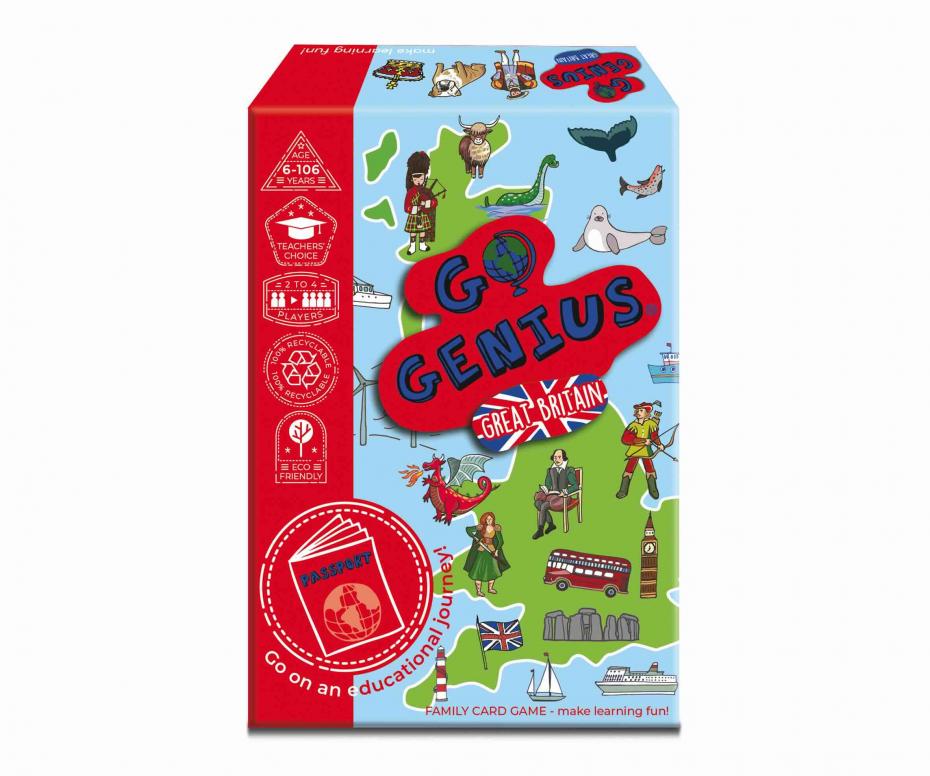 Go Genius Great Britain - Family Card Game