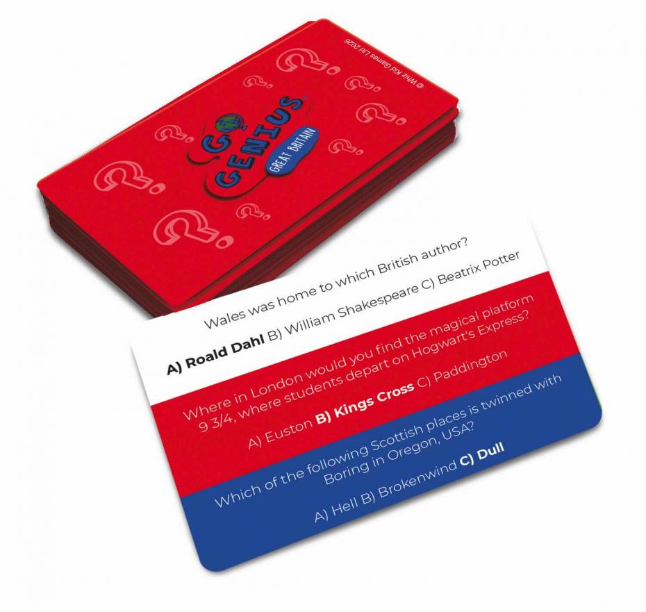 Go Genius Great Britain - example question card