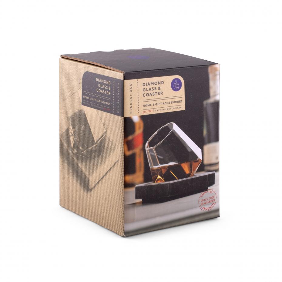 Diamond Glass and Marble Cooling Coaster Packaging
