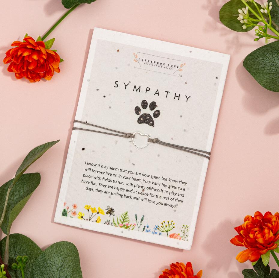 Seeded pet loss sympathy gift