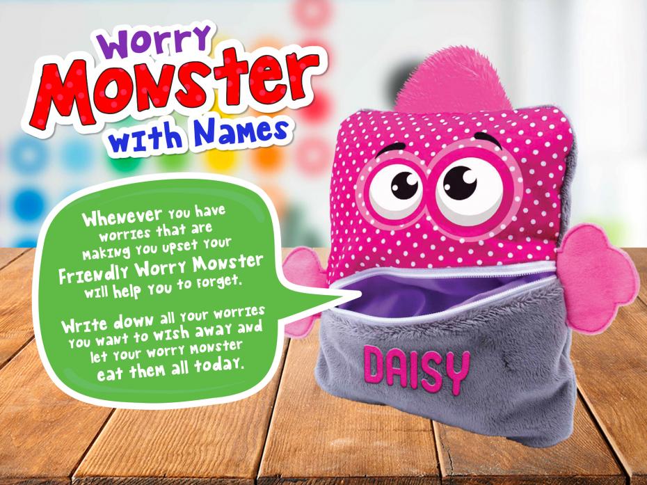 Worry Monsters with names