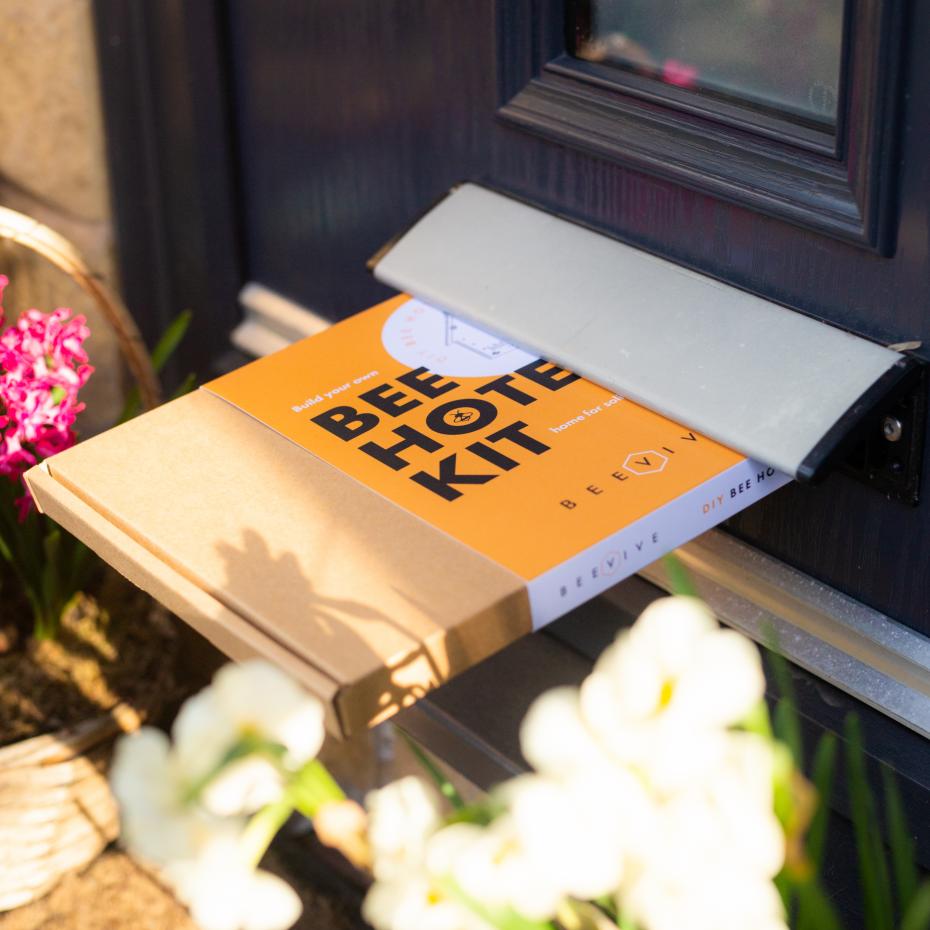 Bee Hotel Kit arrives via letterbox