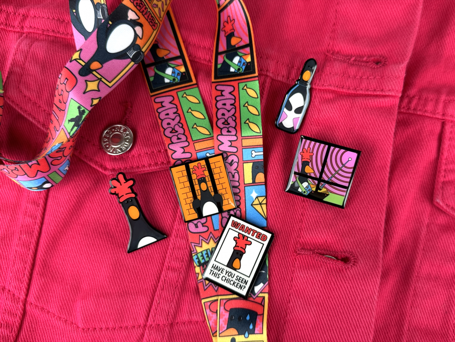 Pins & Lanyard