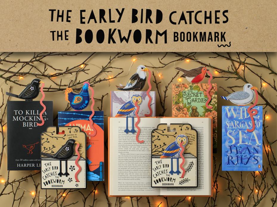 Early Bird Catches The Bookworm Bookmark