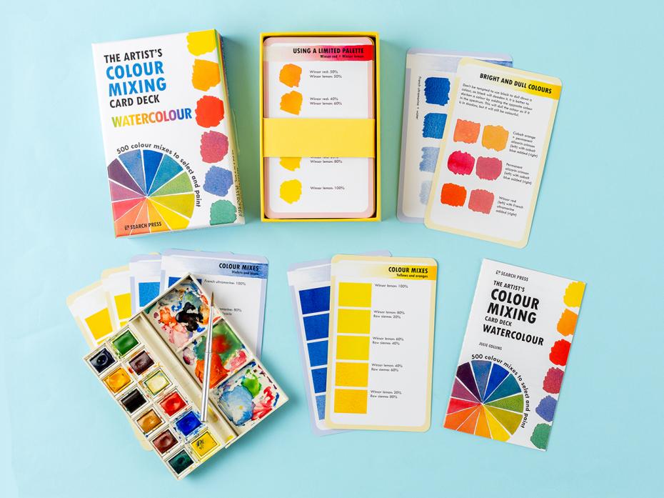 A complete watercolour colour mixing solution in your pocket!