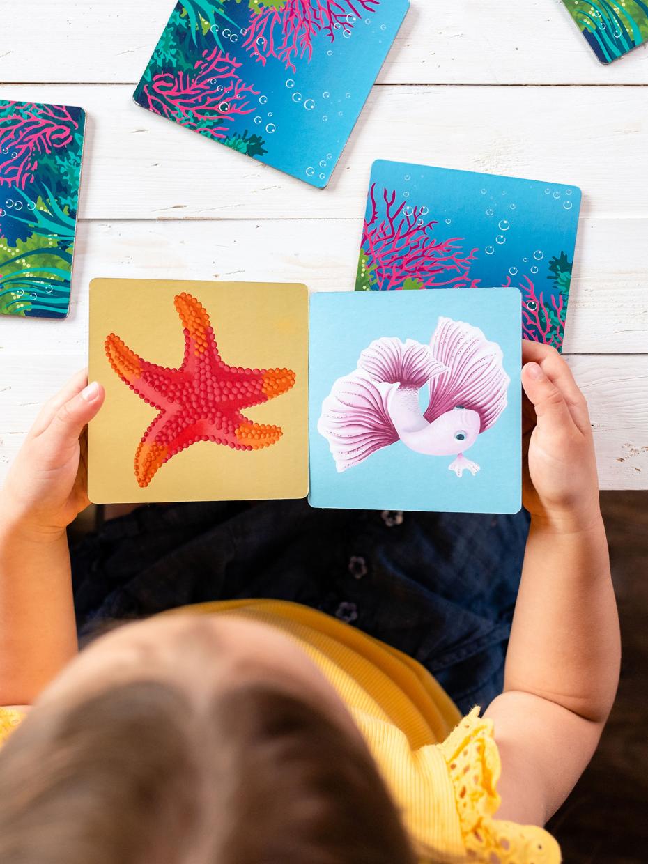 Our  Fishy Pairs game is 100% plastic free