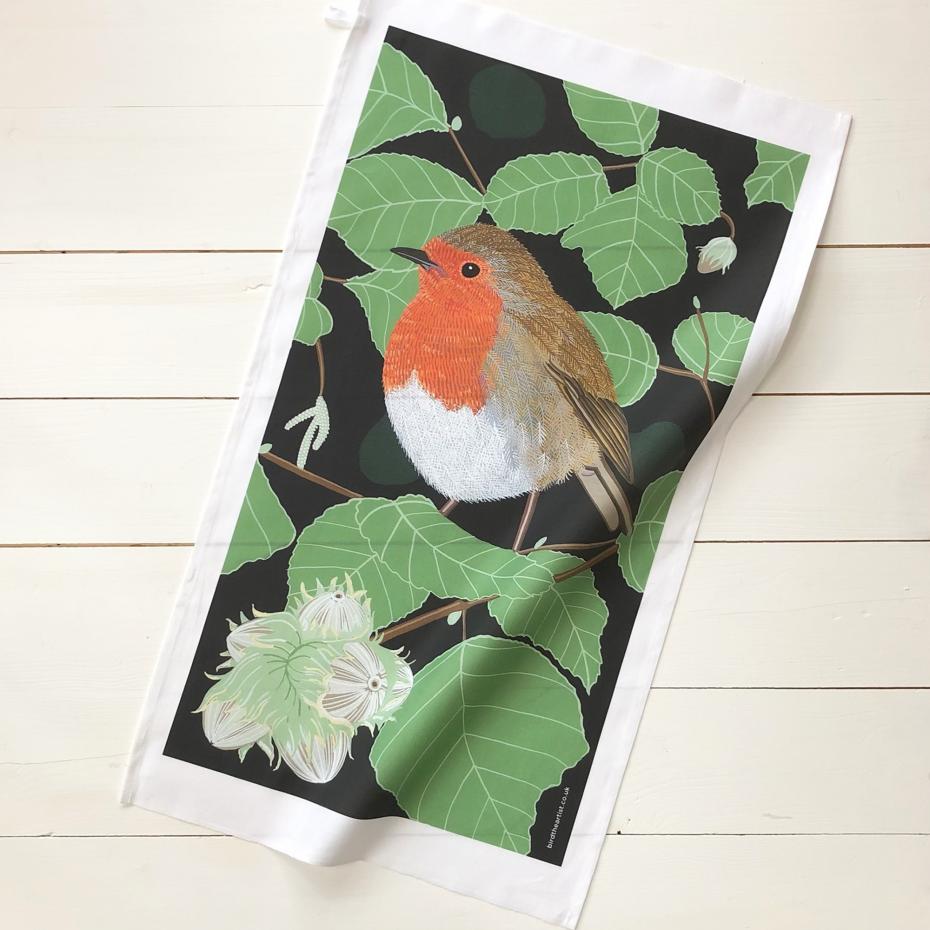 Robin Tea Towel