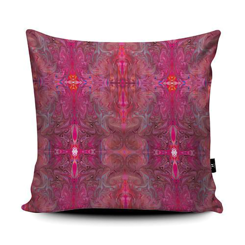 Paola De Giovanni-Intricate Arabesque-square cushion, 18x18 and 22x22 inches