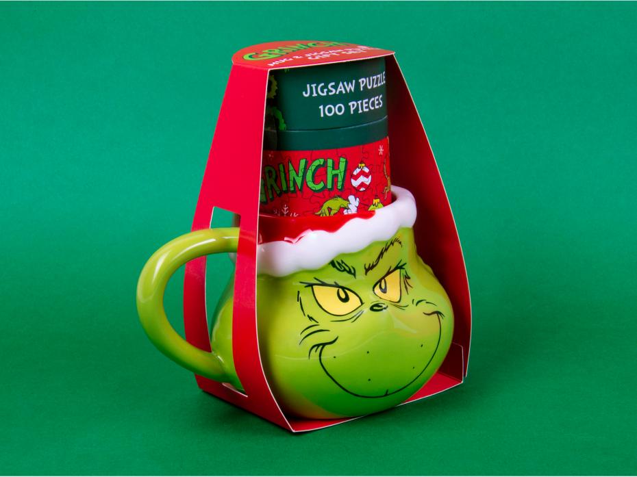 Grinch Mug and Puzzle Set