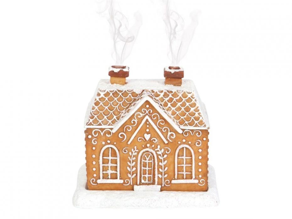 Gingerbread House Incense Cone Burner